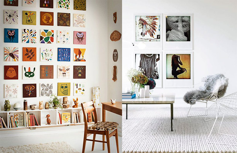 Quadros Geométricos para um Ambiente Moderno - detalhe