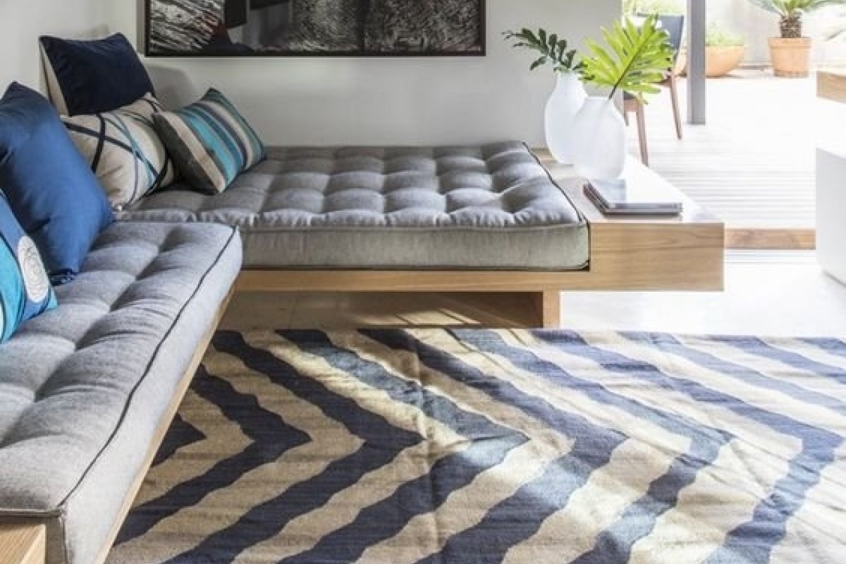 Sofá Futon Colorido em Estilo Boho: Despojado e Cheio de Personalidade! - ideia
