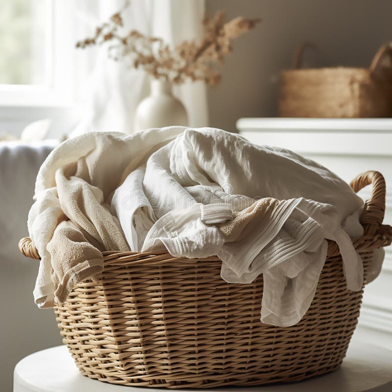 Cesto de Roupa com Apliques de Renda e Bordado Inglês: Delicadeza em Cada Detalhe! - ideia