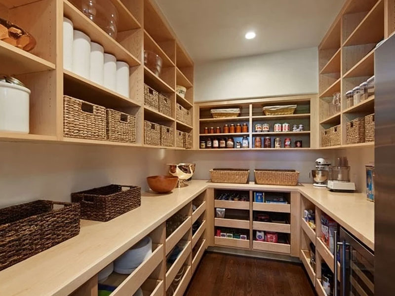 Despensa Aconchegante com Cortininhas de Tecido - detalhe