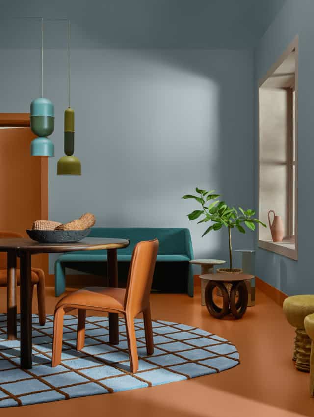 Estilo Boho Chic: Verde Musgo com Bordô e Macramê para um Ambiente Aconchegante - detalhe