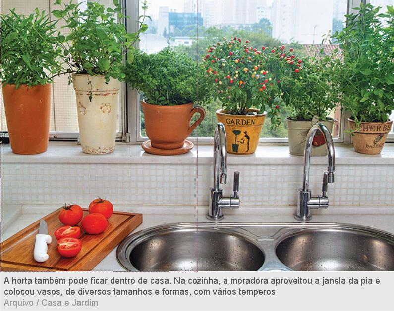Cantinho Verde na Cozinha: Mini-Horta Suspensa - detalhe