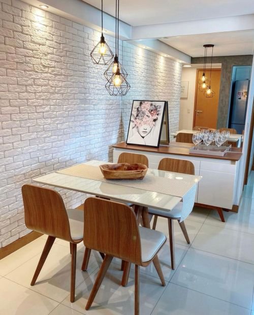 Como decorar uma sala de jantar pequena ...