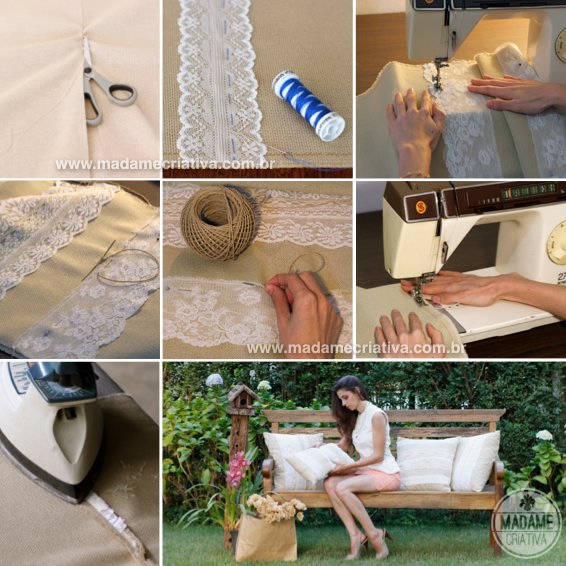Com Renda: Detalhes Delicados e Românticos - detalhe