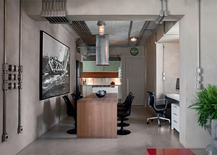 Eletroduto Aparente no Escritório: Criatividade e Organização - detalhe