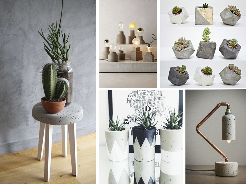 Minimalismo Chic: Decoração DIY com Cimento e Concreto - inspiração