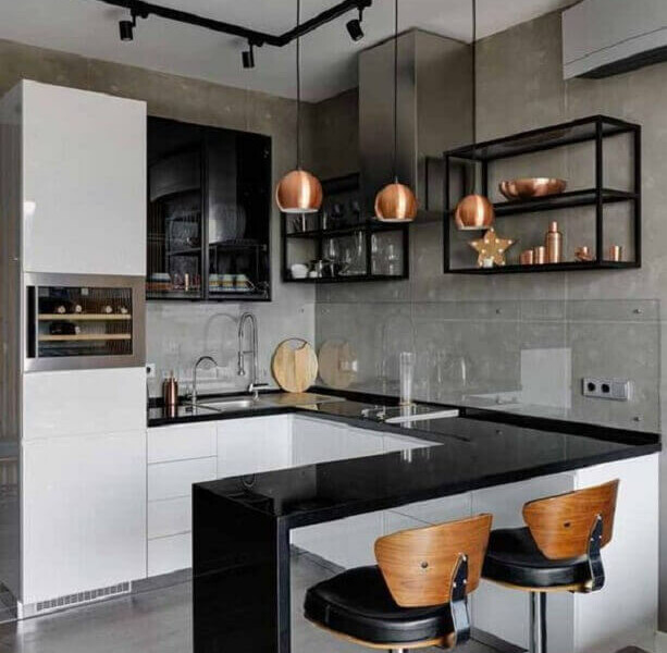 Cozinhas Planejadas com Estilo Industrial: Uma Pitada Urbana e Descolada - inspiração