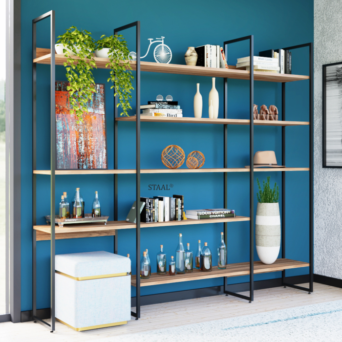 Prateleiras Tubulação Industrial: Estilo Urbano e Cheio de Personalidade - inspiração