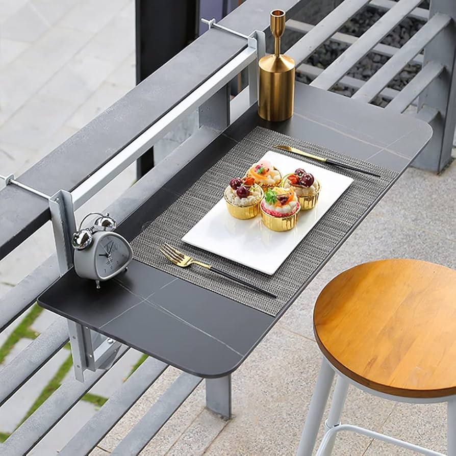 Mesa Lateral Suspensa para Otimizar Espaços - inspiração