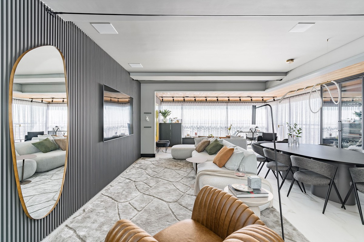 Espelhos Mágicos: Ampliando Espaços e Refletindo a Luz - ideia