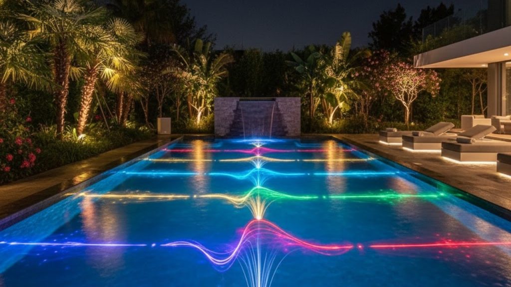 Paisagismo Noturno com Iluminação LED: Um Espetáculo de Luz e Sombra - ideia