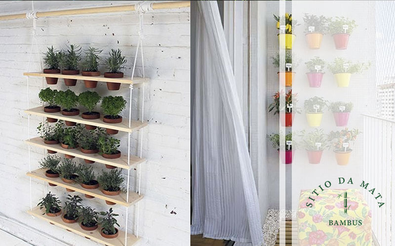 Horta Vertical com Temperos Frescos: Sabor e Praticidade - ideia