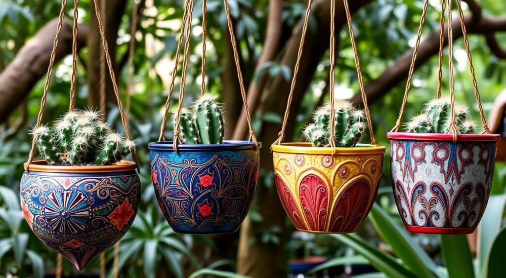 Em Vasos de Cerâmica Suspensos: Elegância e Leveza em Cada Detalhe! - inspiração