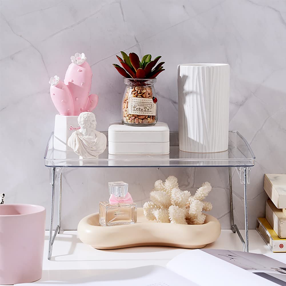 Prateleiras Minimalistas em Acrílico Transparente: Elegância Discreta! - detalhe