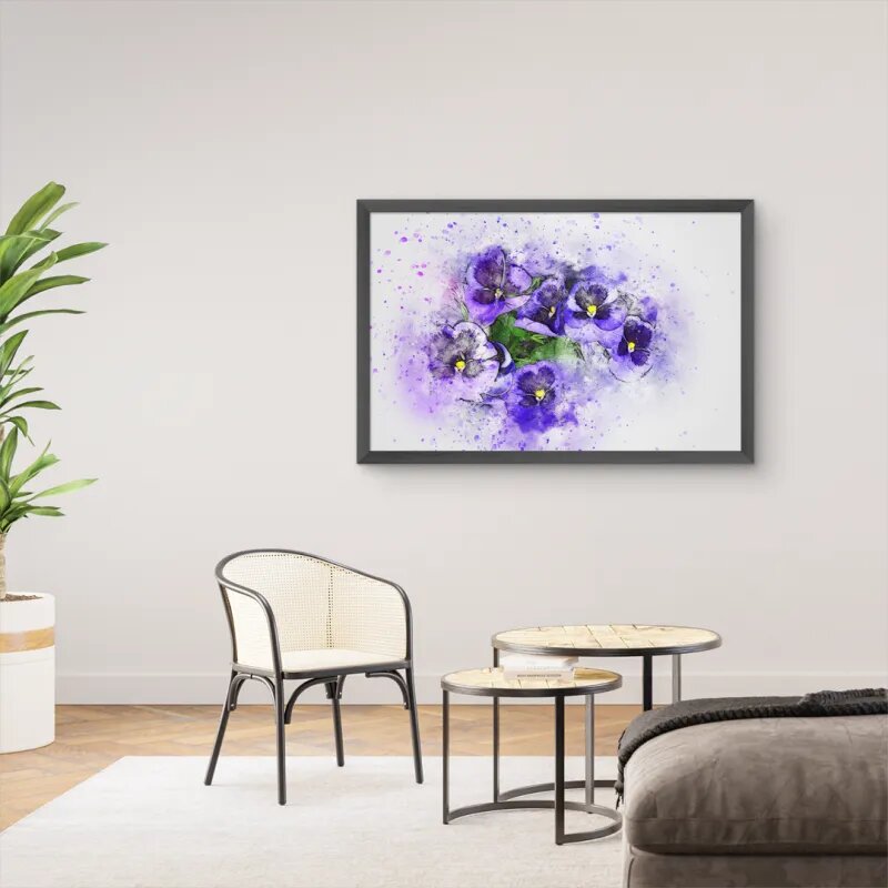 Aquarelas Delicadas: Toque Artístico e Romântico - inspiração