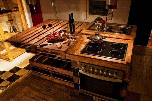Cozinha Sustentável com Pallets - inspiração