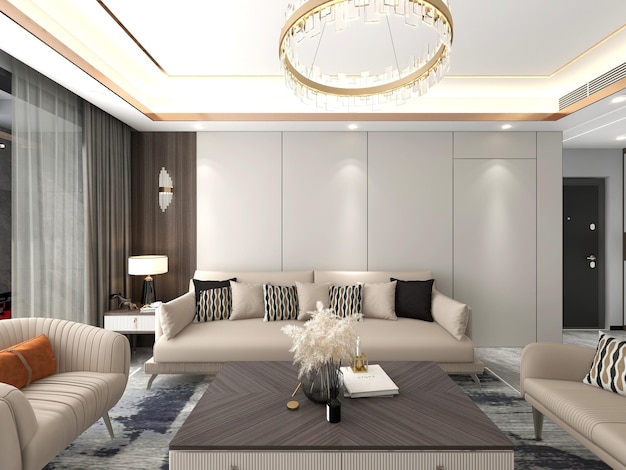 Sofá Estilo Industrial: Concreto Aparente e Minimalismo - ideia