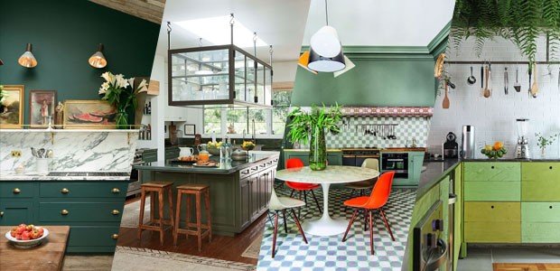 Verde que Vive: A Natureza Invadindo sua Cozinha Bege - ideia