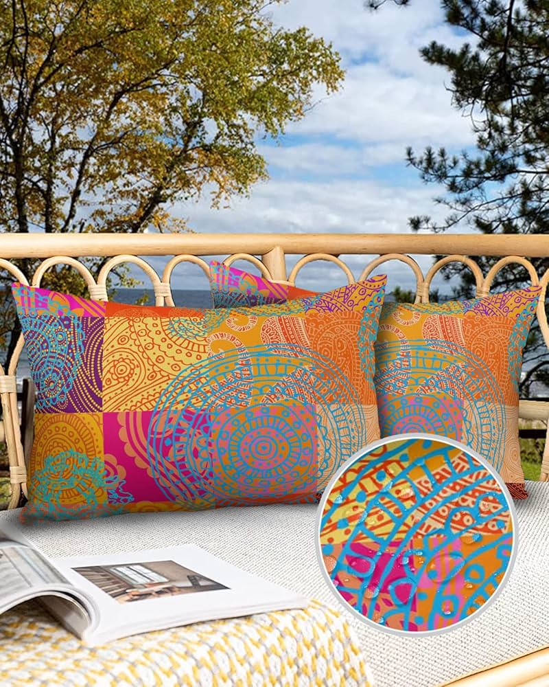 Almofadas Tie-Dye: Uma Explosão Psicodélica de Cores e Boas Vibrações - inspiração