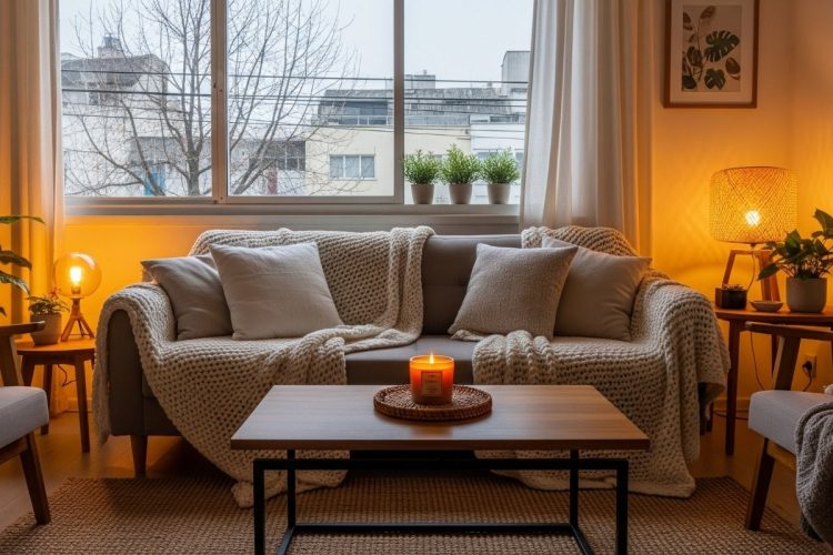 Texturas Aconchegantes: Almofadas e Mantas para Aquecer o Lar - inspiração