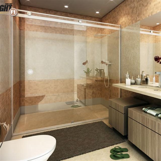 Box Lumioso com Iluminação LED Embutida - ideia