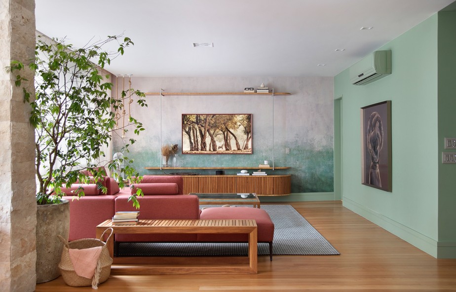 Sofá Tie-Dye: Uma Mistura Hippie-Chic e Cheia de Cor - ideia