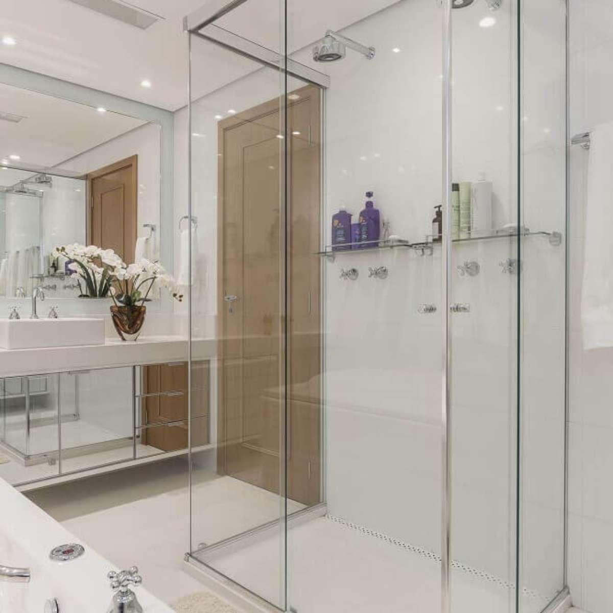 Desembaçamento Natural: Box Cristalino com Sabão em Barra - detalhe