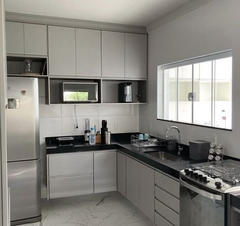 cozinha americana decorada - inspiração 7