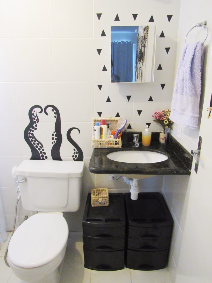 Adesivos Camuflados: Diga Adeus àquele Azulejo Sem Graça! - ideia