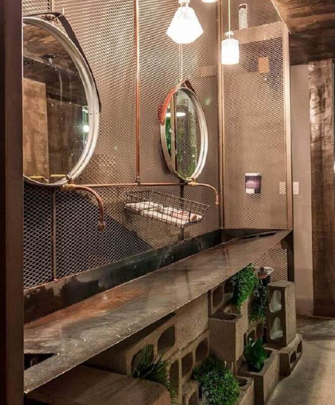 Com Detalhes em Cobre e Toques Industriais - inspiração