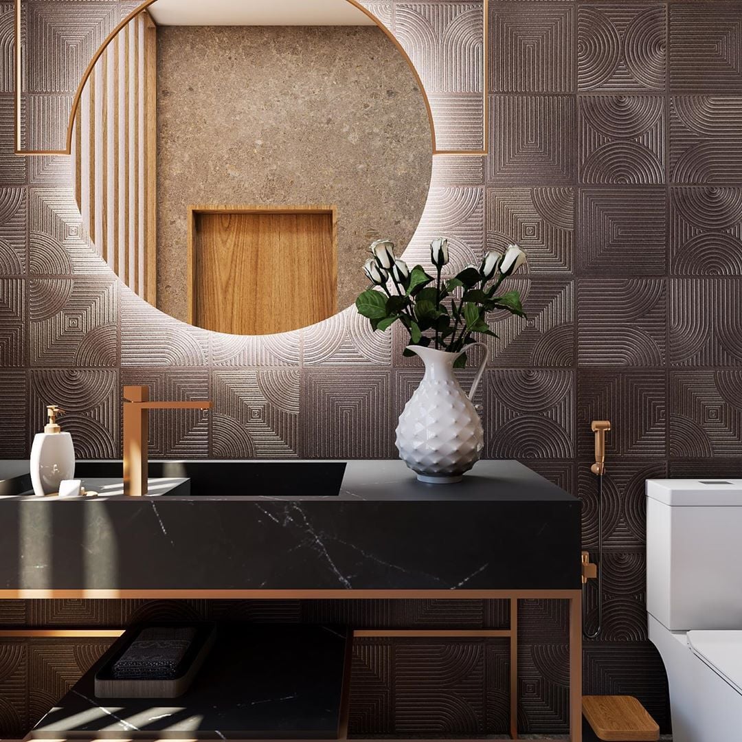 Geometria Moderna: Formas Inusitadas e Cores Vibrantes - ideia