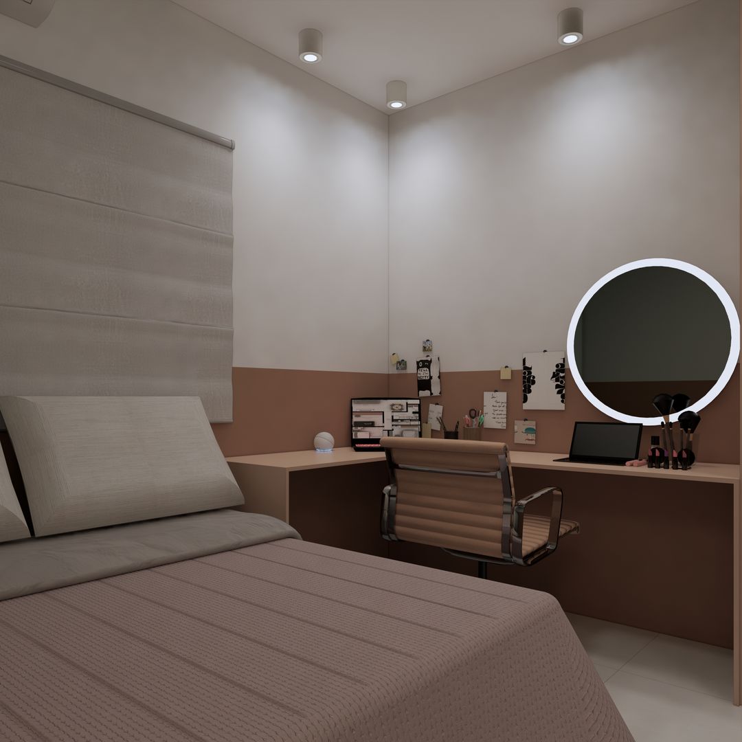 Geometria Sofisticada com Formas e Cores - detalhe