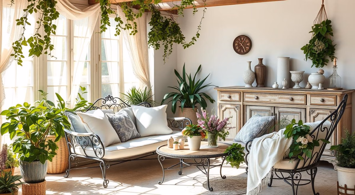 Delicadeza no Campo: Decoração Provençal com Toques Florais - detalhe