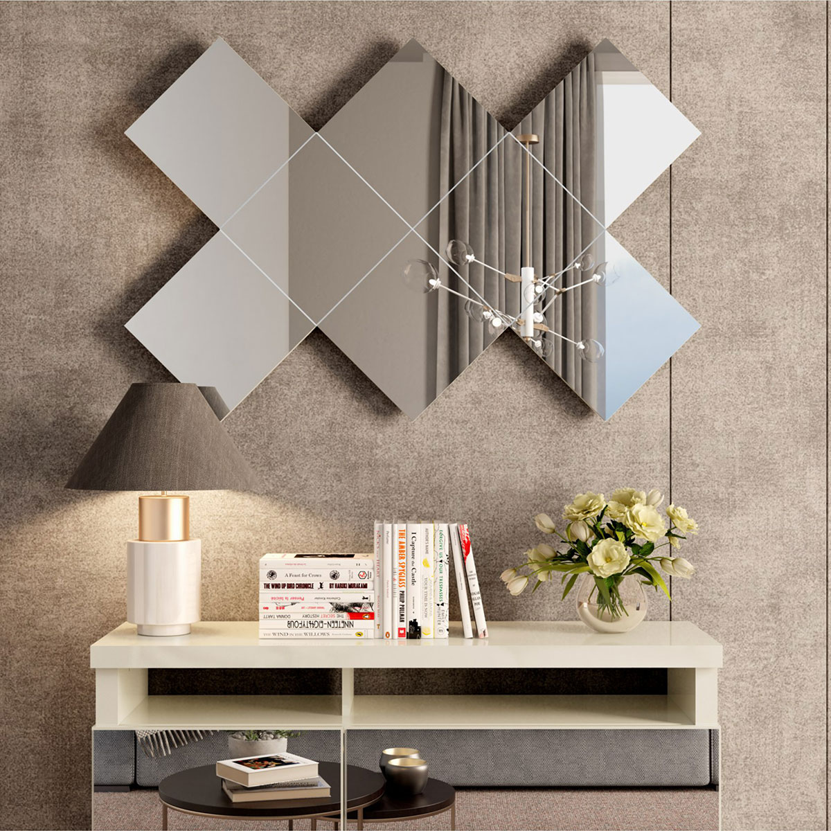 Espelho 3D Decorativo Retangular para ...