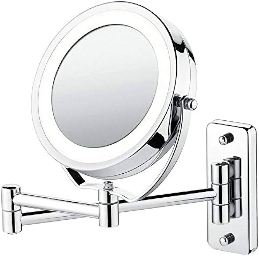 Espelho de Aumento Articulado: Para Detalhes Impecáveis! - detalhe