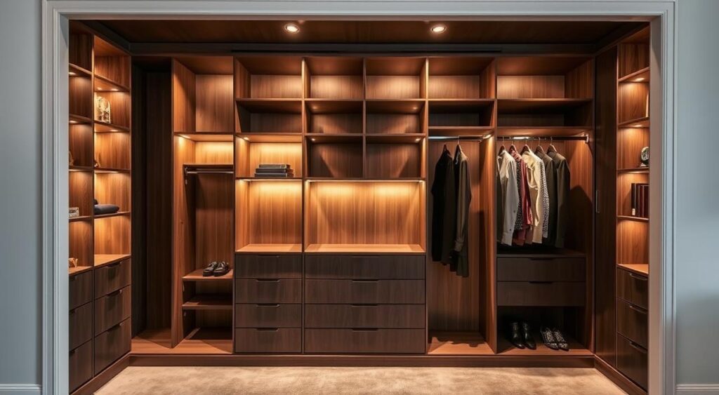 Embutido no Closet: Integração Perfeita e Sofisticada - ideia