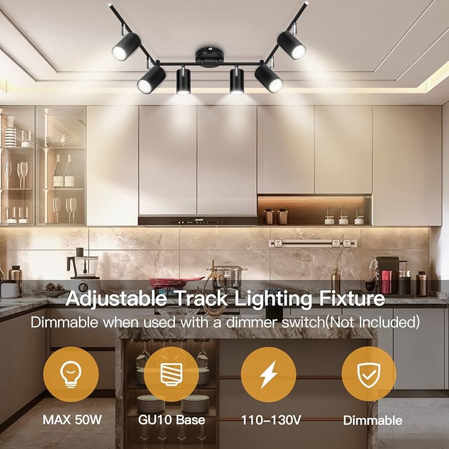 Luminárias de Trilho com Design: Movimento e Destaque - ideia