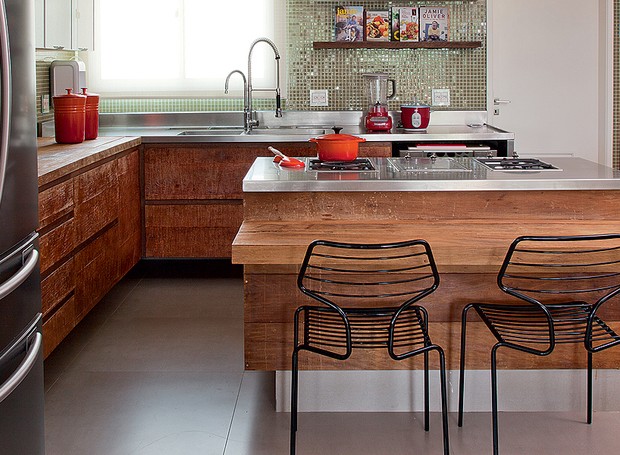 Transformada em Ilhas de Cozinha Funcionais e Charmosas - ideia