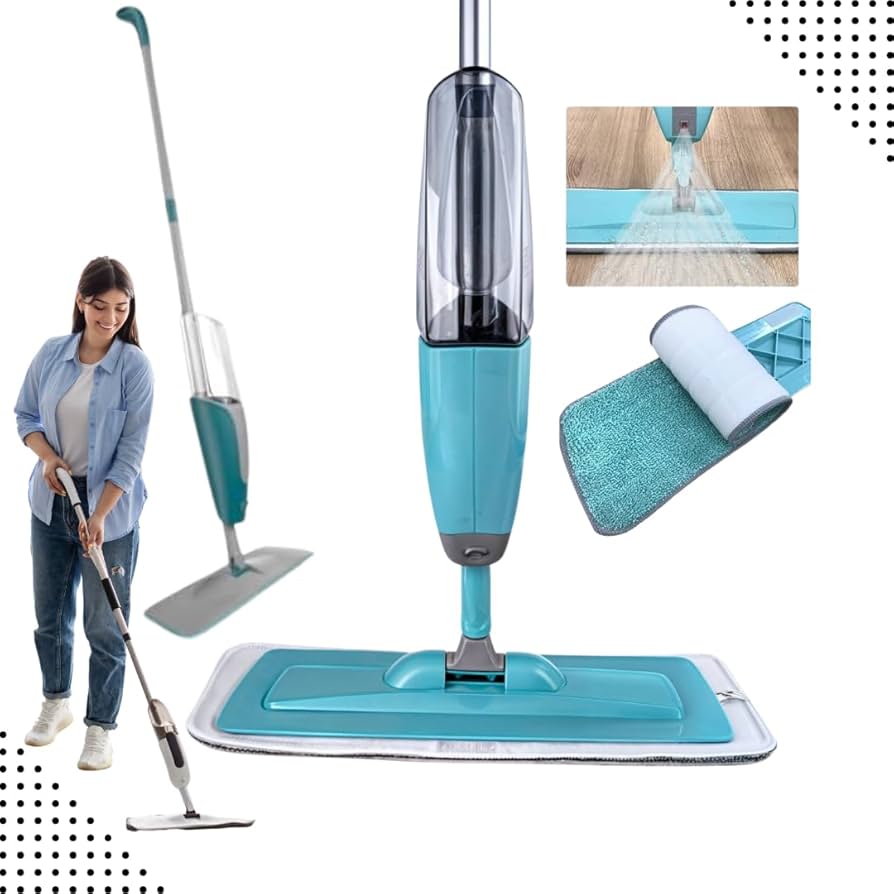 Mop com Reservatório para Diluição: Dosagem Perfeita de Produtos de Limpeza - detalhe