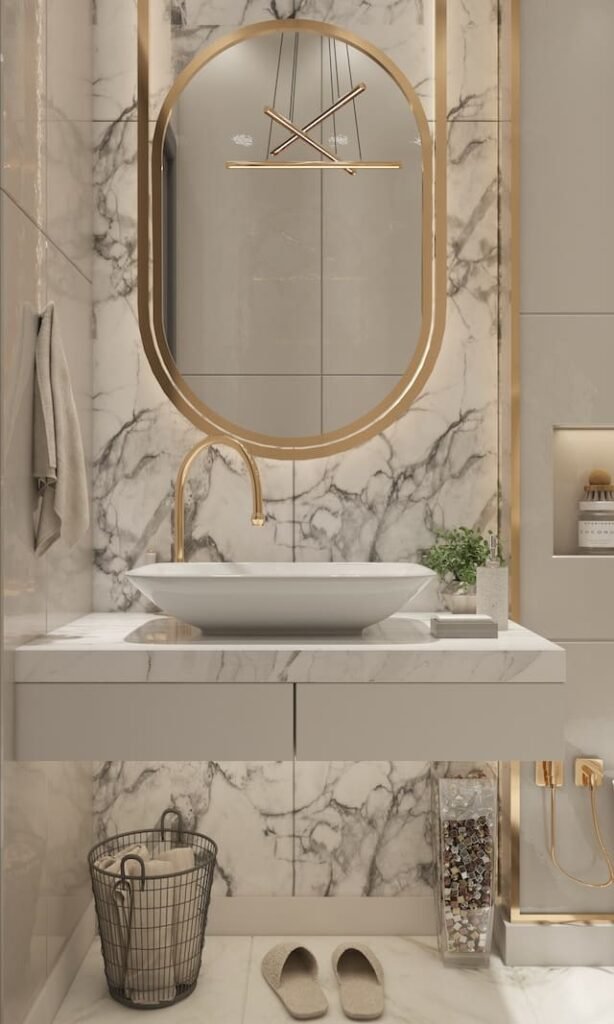 Com Acessórios Coloridos para um Banheiro Divertido - inspiração