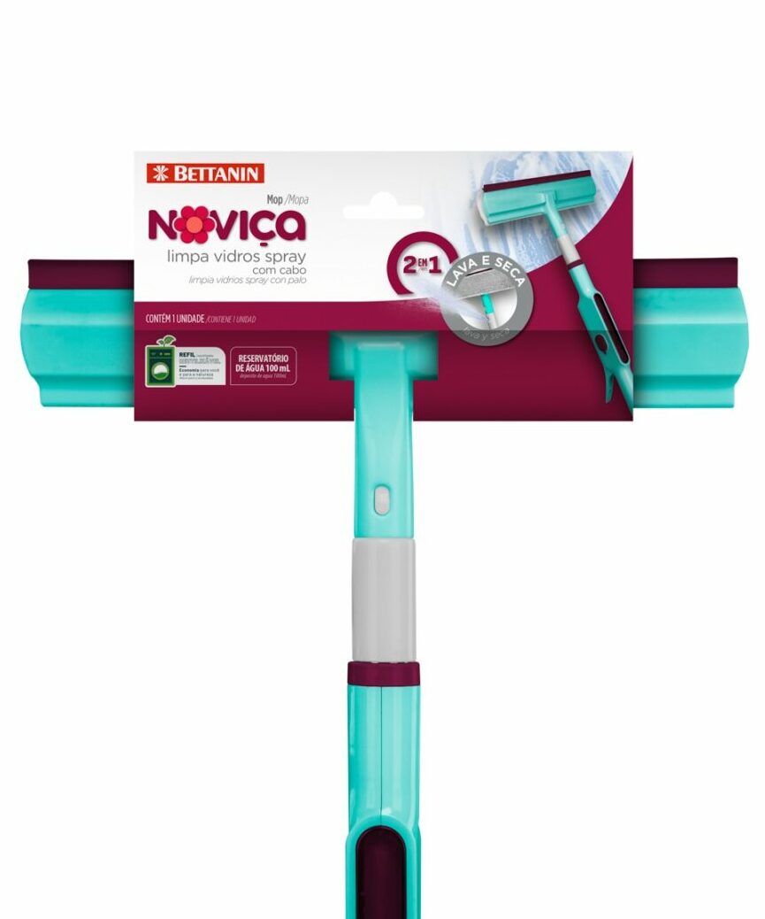 Mop Spray para Vidros e Espelhos: Sem manchas e com um acabamento impecável - ideia