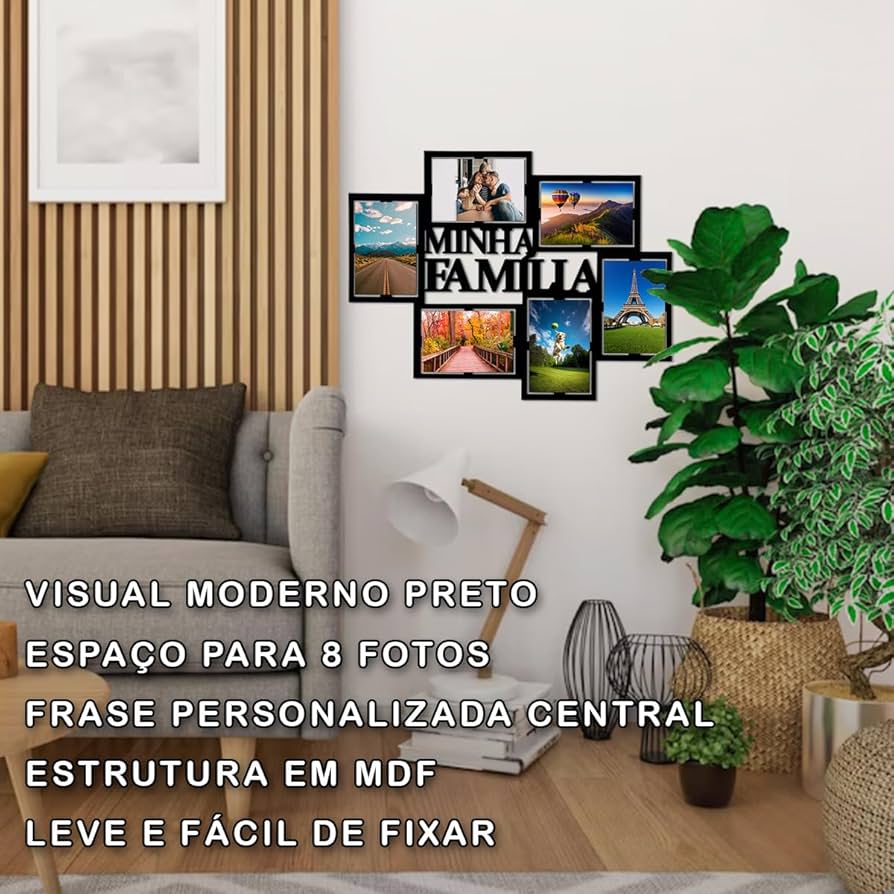 Memórias à Vista: Porta-Retratos Criativos que Contam Sua História - detalhe