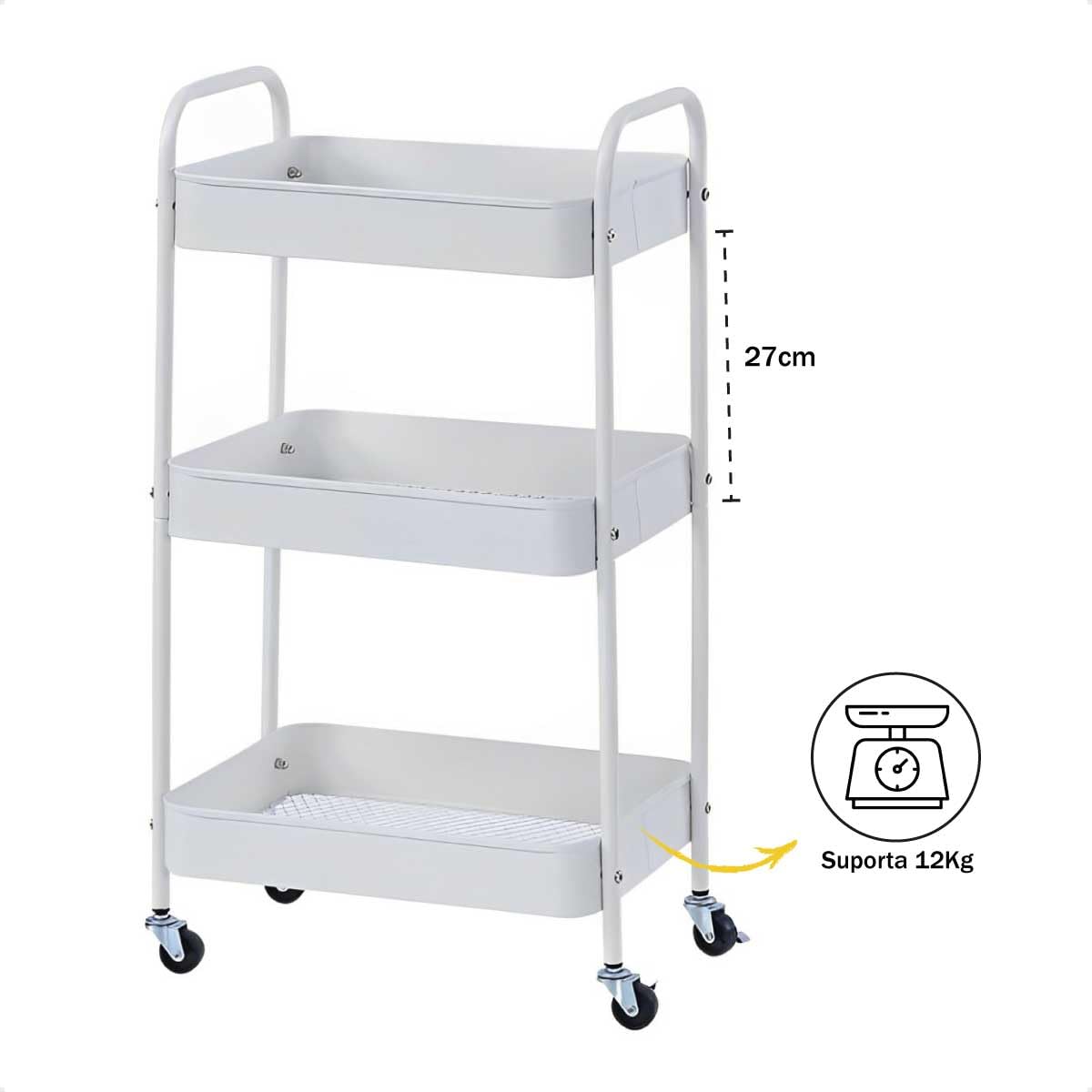 Solução Inteligente com Carrinho Bar Multiuso - ideia