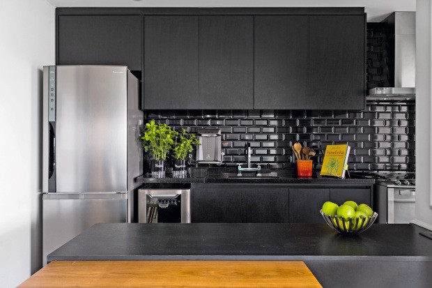 Efeito Tijolinho com Pastilhas: Charme Industrial na Sua Cozinha - detalhe