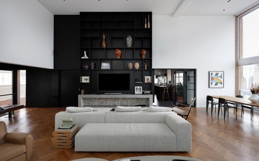 Estantes Modulares Abertas: Leveza e Funcionalidade no Alto - detalhe