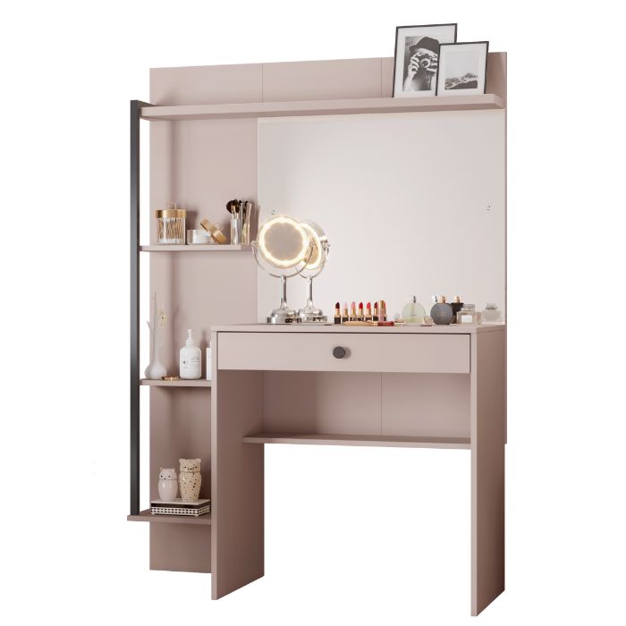 Penteadeira Camarim com Canto Alemão: Otimize o Espaço e Ganhe um Cantinho Charmoso - ideia