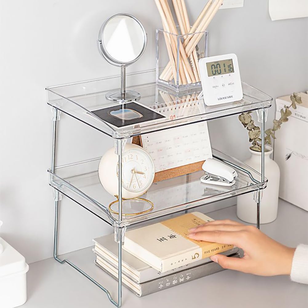 Prateleiras Minimalistas em Acrílico Transparente: Elegância Discreta! - ideia