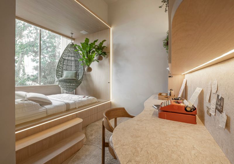 Conectando Natureza e Conforto com Elementos Naturais - inspiração