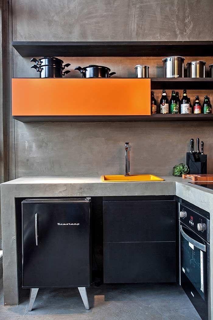 Com Cimento Queimado: Minimalismo Moderno! - ideia