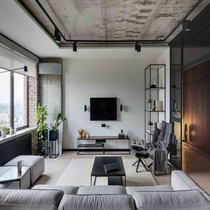 Industrial Cool: Cinza e Metal Para Uma Atitude Moderna - inspiração